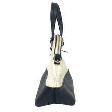 画像をギャラリービューアに読み込む, Kate Spade ケイトスペード バイカラー 2WAY ショルダーバッグ ハンドバッグ 牛革 ホワイト×ネイビー【中古】 レディース
