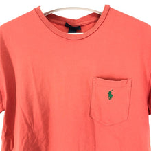 画像をギャラリービューアに読み込む, POLO RALPH LAUREN ポロ・ラルフローレン カットソー 半袖Ｔシャツ コットン オレンジ系 L相当【中古】 メンズ
