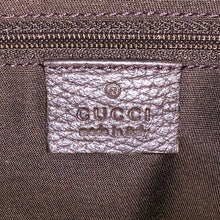 画像をギャラリービューアに読み込む, GUCCI グッチ インターロッキングG 353581 トートバッグ レザー ダークブラウン【中古】 レディース
