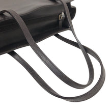 画像をギャラリービューアに読み込む, GUCCI グッチ インターロッキングG 353581 トートバッグ レザー ダークブラウン【中古】 レディース
