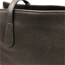 画像をギャラリービューアに読み込む, GUCCI グッチ インターロッキングG 353581 トートバッグ レザー ダークブラウン【中古】 レディース
