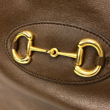 画像をギャラリービューアに読み込む, GUCCI グッチ ホースビット 1955 トートバッグ 623694 レザー ブラウン【中古】 レディース
