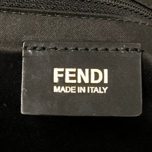 画像をギャラリービューアに読み込む, FENDI フェンディ ビッグマンマバケット ワンショルダー ハンドバッグ 8BR638 スパンコールレザー ブラック【中古】レディース
