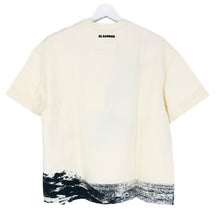 画像をギャラリービューアに読み込む, JIL SANDER ジルサンダー グラフィックプリント 半袖Ｔシャツ コットン オフホワイト S相当【中古】レディース
