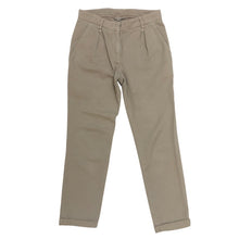 画像をギャラリービューアに読み込む, Brunello Cucinelli ブルネロクチネリ クロップドパンツ コットン×カシミヤ グレージュ サイズ38(S-M相当)【中古】レディース
