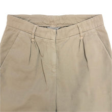 画像をギャラリービューアに読み込む, Brunello Cucinelli ブルネロクチネリ クロップドパンツ コットン×カシミヤ グレージュ サイズ38(S-M相当)【中古】レディース
