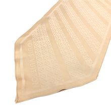 画像をギャラリービューアに読み込む, LOUIS VUITTON ルイ・ヴィトン スカーフ シルク ベージュ【中古】 レディース
