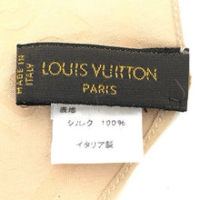 画像をギャラリービューアに読み込む, LOUIS VUITTON ルイ・ヴィトン スカーフ シルク ベージュ【中古】 レディース
