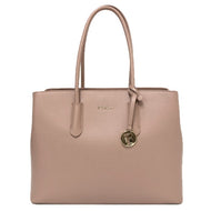 Furla フルラ ショルダーバッグ TESSA テッサ レザートートバッグ ダスティピンク A4対応 通勤 通学 ビジネス【中古】レディース