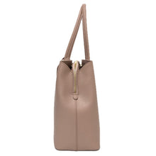 画像をギャラリービューアに読み込む, Furla フルラ ショルダーバッグ TESSA テッサ レザートートバッグ ダスティピンク A4対応 通勤 通学 ビジネス【中古】レディース
