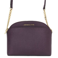 將圖片載入圖庫檢視器 Michael Kors マイケルコース 斜め掛け ショルダーバッグ レザー パープル【中古】 レディース

