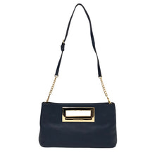 將圖片載入圖庫檢視器 Michael Kors マイケルコース クラッチバッグ 2WAY ハンドバッグ ショルダーバッグ レザー ブルー【中古】レディース

