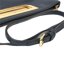 將圖片載入圖庫檢視器 Michael Kors マイケルコース クラッチバッグ 2WAY ハンドバッグ ショルダーバッグ レザー ブルー【中古】レディース
