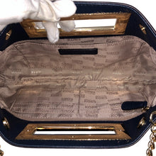 將圖片載入圖庫檢視器 Michael Kors マイケルコース クラッチバッグ 2WAY ハンドバッグ ショルダーバッグ レザー ブルー【中古】レディース
