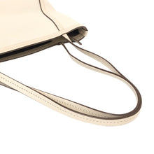 画像をギャラリービューアに読み込む, SAZABY サザビー トートバッグ レザー オフホワイト【中古】 レディース
