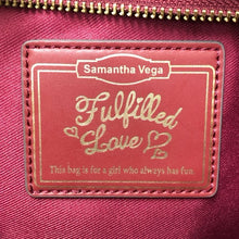 画像をギャラリービューアに読み込む, Samantha Vega サマンサベガ 2WAY ハンドバッグ レザー ワインレッド【中古】 レディース
