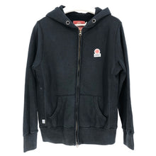 画像をギャラリービューアに読み込む, FRANKLIN&amp;MARSHALL フランクリンマーシャル ジップアップパーカー 裏起毛 コットン ネイビー系 M相当【中古】メンズ
