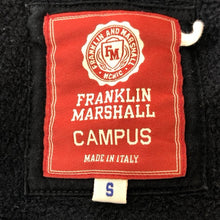 画像をギャラリービューアに読み込む, FRANKLIN&amp;MARSHALL フランクリンマーシャル ジップアップパーカー 裏起毛 コットン ネイビー系 M相当【中古】メンズ

