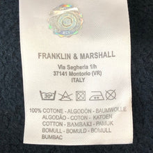 画像をギャラリービューアに読み込む, FRANKLIN&amp;MARSHALL フランクリンマーシャル ジップアップパーカー 裏起毛 コットン ネイビー系 M相当【中古】メンズ
