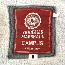 画像をギャラリービューアに読み込む, FRANKLIN&amp;MARSHALL フランクリンマーシャル ジップアップパーカー 裏起毛 コットン グレー M相当【中古】メンズ
