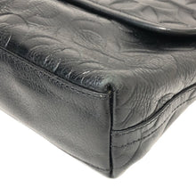 画像をギャラリービューアに読み込む, COACH コーチ Op Art Embossed Leather Messenger オプアート 70250 ショルダーバッグ 牛革 ブラック【中古】メンズ
