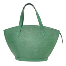 画像をギャラリービューアに読み込む, LOUIS VUITTON ルイ・ヴィトン エピ サンジャック ハンドバッグ グリーン【中古】 レディース
