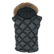 画像をギャラリービューアに読み込む, MONCLER モンクレール ダウンベスト SCAR キルティング ブラック サイズ0(S相当)【中古】メンズ
