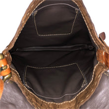 Load image into Gallery viewer, HENRY BEGUELIN エンリーベグリン オミノ 型押し ショルダーバッグ ブラウン【中古】レディース
