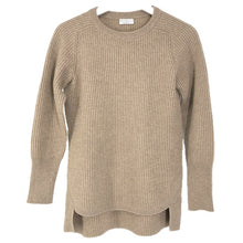 Load image into Gallery viewer, Brunello Cucinelli ブルネロクチネリ カシミヤ セーターフィッシュテール ミディアム丈 ベージュ Mサイズ【中古】レディース
