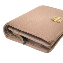 画像をギャラリービューアに読み込む, GUCCI グッチ ダブルG スモールウォレット 456126 二つ折り財布 レザー ブラウン系【中古】レディース
