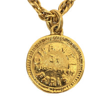 画像をギャラリービューアに読み込む, CHANEL シャネル コインネックレス 31 RUE CAMBON カンボン31 ヴィンテージ ゴールド【中古】レディース
