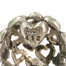 画像をギャラリービューアに読み込む, Georg Jensen ジョージジェンセン ハートバイハート ASCH412 イヤリング SV925【中古】レディース
