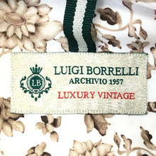 画像をギャラリービューアに読み込む, Luigi Borrelli ルイジ・ボレッリ 花柄 長袖シャツ コットン ホワイト Mサイズ【中古】メンズ
