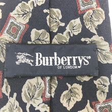 画像をギャラリービューアに読み込む, Burberrys バーバリーズ 総柄 ネクタイ シルク ネイビー【中古】メンズ
