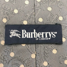 画像をギャラリービューアに読み込む, Burberrys バーバリーズ 総柄 ネクタイ シルク グレー【中古】メンズ
