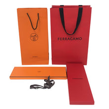 画像をギャラリービューアに読み込む, HERMES エルメス Ferragamo フェラガモ 空箱 ショッパー リボン 5点セット 111bis【中古】
