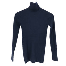 画像をギャラリービューアに読み込む, Agnona アニオナ タートルネックニット セーター カシミヤ ネイビー サイズ42(M相当)【中古】レディース
