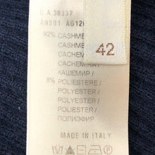 画像をギャラリービューアに読み込む, Agnona アニオナ タートルネックニット セーター カシミヤ ネイビー サイズ42(M相当)【中古】レディース
