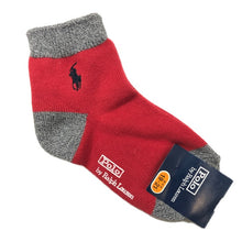 画像をギャラリービューアに読み込む, POLO RALPH LAUREN ラルフローレン 靴下 19-21cm コットン混 レッド【中古】【新品同様】【美品】キッズ
