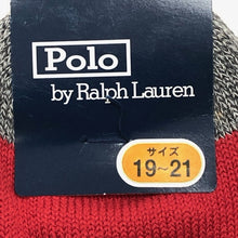 画像をギャラリービューアに読み込む, POLO RALPH LAUREN ラルフローレン 靴下 19-21cm コットン混 レッド【中古】【新品同様】【美品】キッズ
