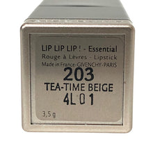 画像をギャラリービューアに読み込む, GIVENCHY ジバンシィ LIP LIP LIP！203 口紅 TEA-TIME BEIGE(ティータイム・ベージュ)【中古】レディース
