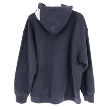 画像をギャラリービューアに読み込む, VETEMENTS ヴェトモン LOGO HOODIE ロゴフーディパーカー SS20TR311 コットン ネイビー サイズXL-XXL相当【中古】メンズ
