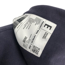 画像をギャラリービューアに読み込む, VETEMENTS ヴェトモン LOGO HOODIE ロゴフーディパーカー SS20TR311 コットン ネイビー サイズXL-XXL相当【中古】メンズ
