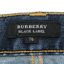 画像をギャラリービューアに読み込む, BURBERRY BLACK LABEL バーバリーブラックレーベル デニムパンツ DIR30-714-26 コットン インディゴ サイズ76(S相当)【中古】メンズ
