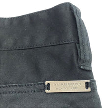 画像をギャラリービューアに読み込む, BURBERRY BLACK LABEL バーバリーブラックレーベル ストレッチカーゴパンツ ノバチェック D1R36-619-09 コットン ブラック サイズ73 (S相当)【中古】メンズ

