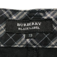 画像をギャラリービューアに読み込む, BURBERRY BLACK LABEL バーバリーブラックレーベル ストレッチカーゴパンツ ノバチェック D1R36-619-09 コットン ブラック サイズ73 (S相当)【中古】メンズ
