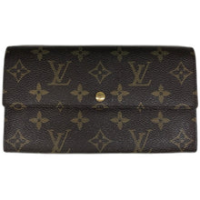 画像をギャラリービューアに読み込む, LOUIS VUITTON ルイヴィトン 長財布 モノグラム ポシェット ポルトモネクレディ M61725 ブラウン【中古】【良品】
