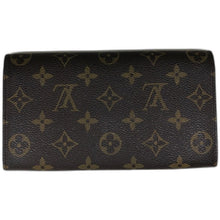 画像をギャラリービューアに読み込む, LOUIS VUITTON ルイヴィトン 長財布 モノグラム ポシェット ポルトモネクレディ M61725 ブラウン【中古】【良品】
