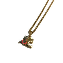 Load image into Gallery viewer, クレージュ ロゴモチーフ　ネックレス　ペンダント　ストーン 良品 【中古】
