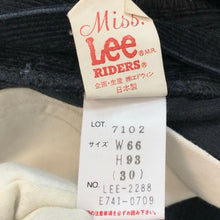 画像をギャラリービューアに読み込む, Lee リー パンツ コーデュロイ/コットン ブラック サイズ30(M相当)【中古】 レディース
